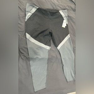Old Navy Gray and Black Athletic Shorts